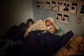 West Bank, 2013. Shira puts her children to bed.